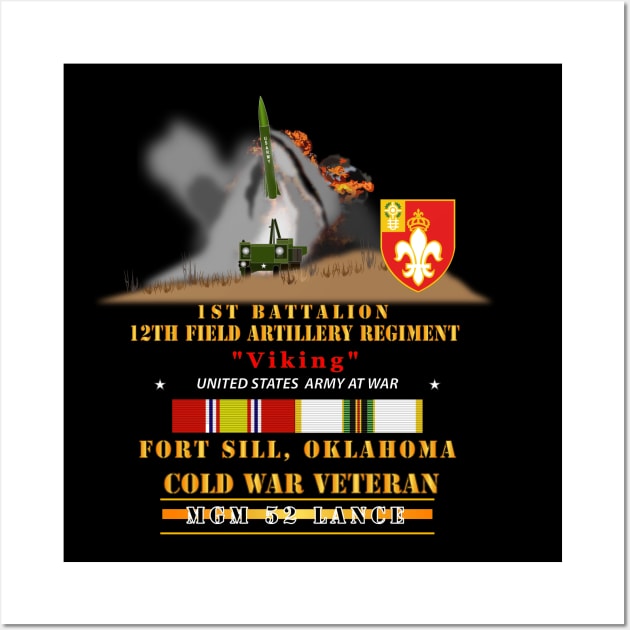 1st Bn, 12th FAR, Ft Sill, OK, MGM 52 - Lance - COLD X 300 Wall Art by twix123844